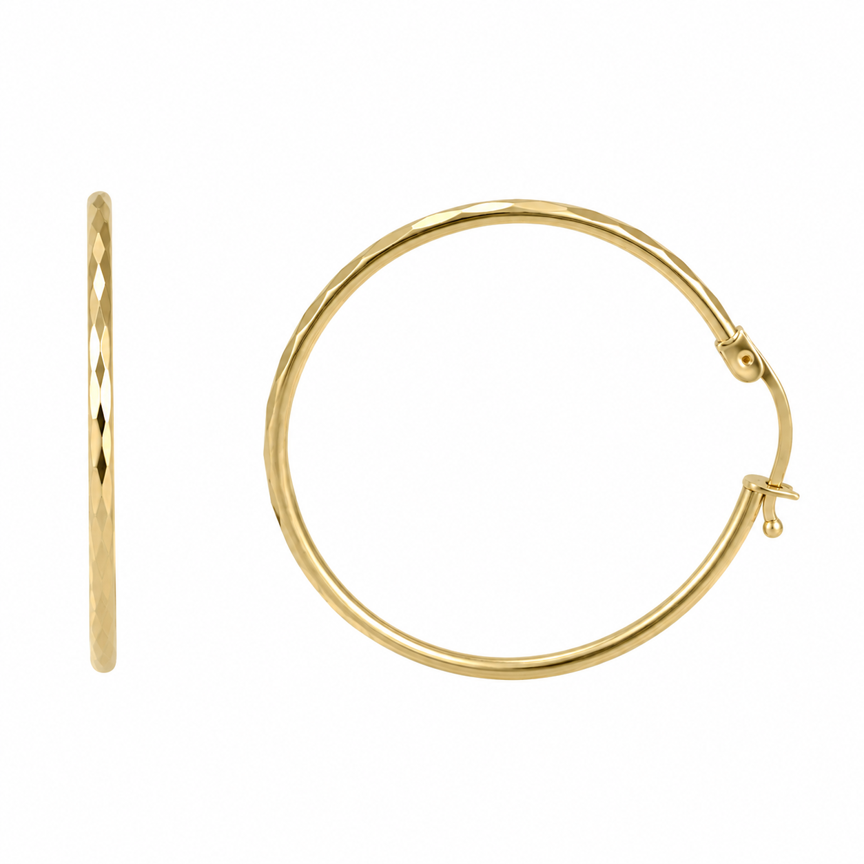 Arracadas Facetadas 3 cms | Bo&Co