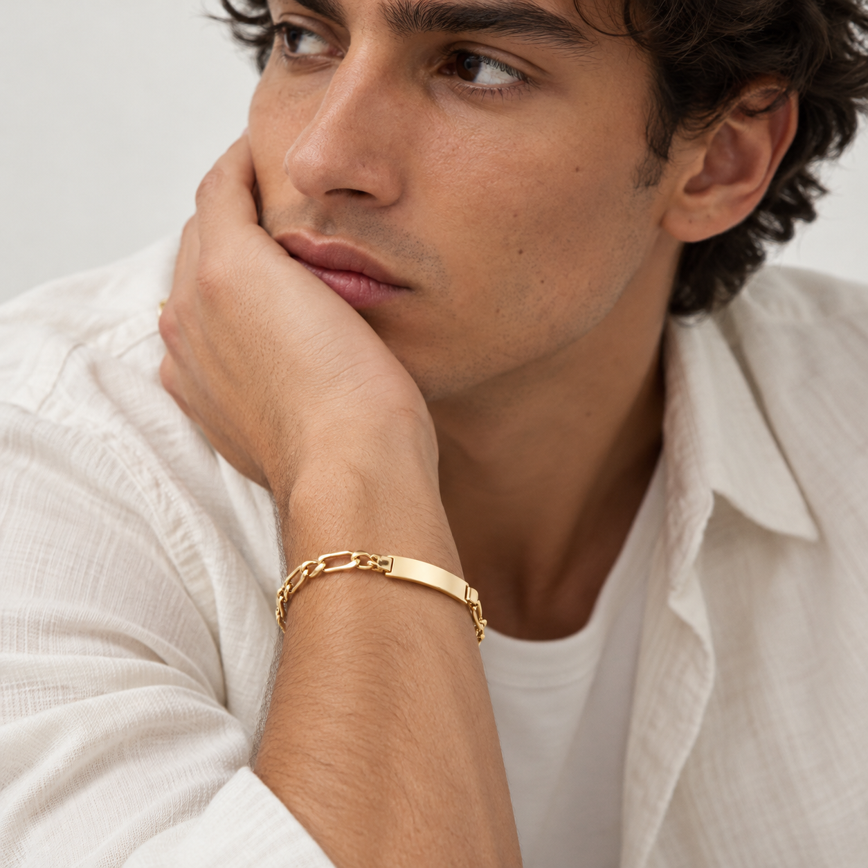 Esclava caballero oro 14k