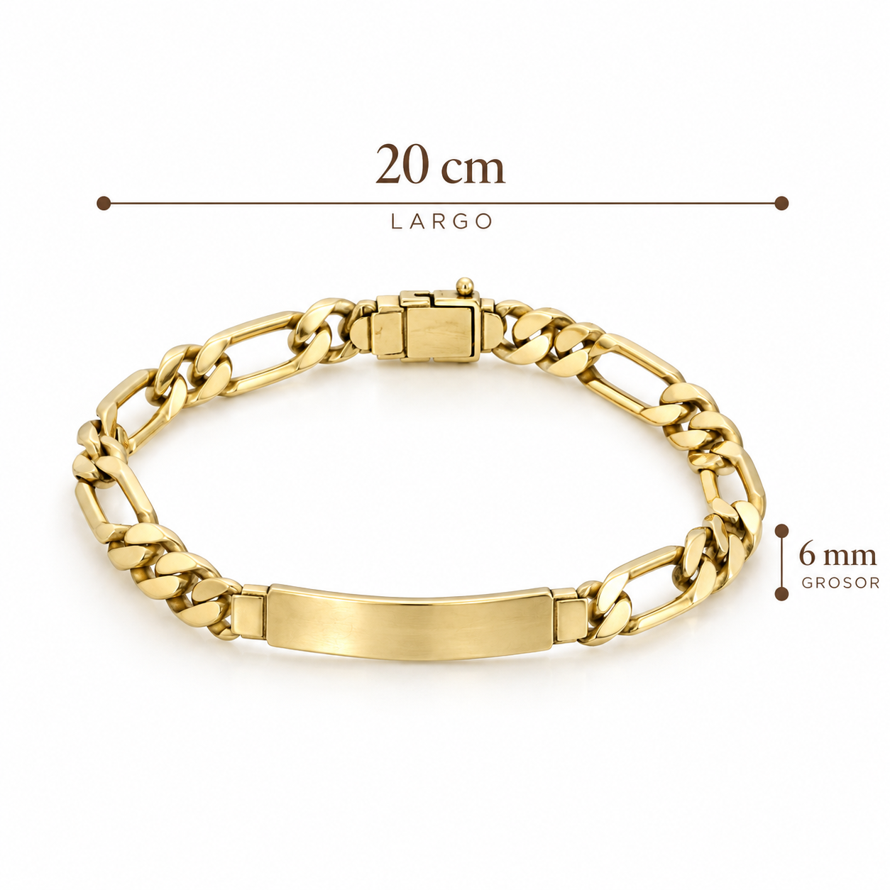 Esclava caballero oro 14k