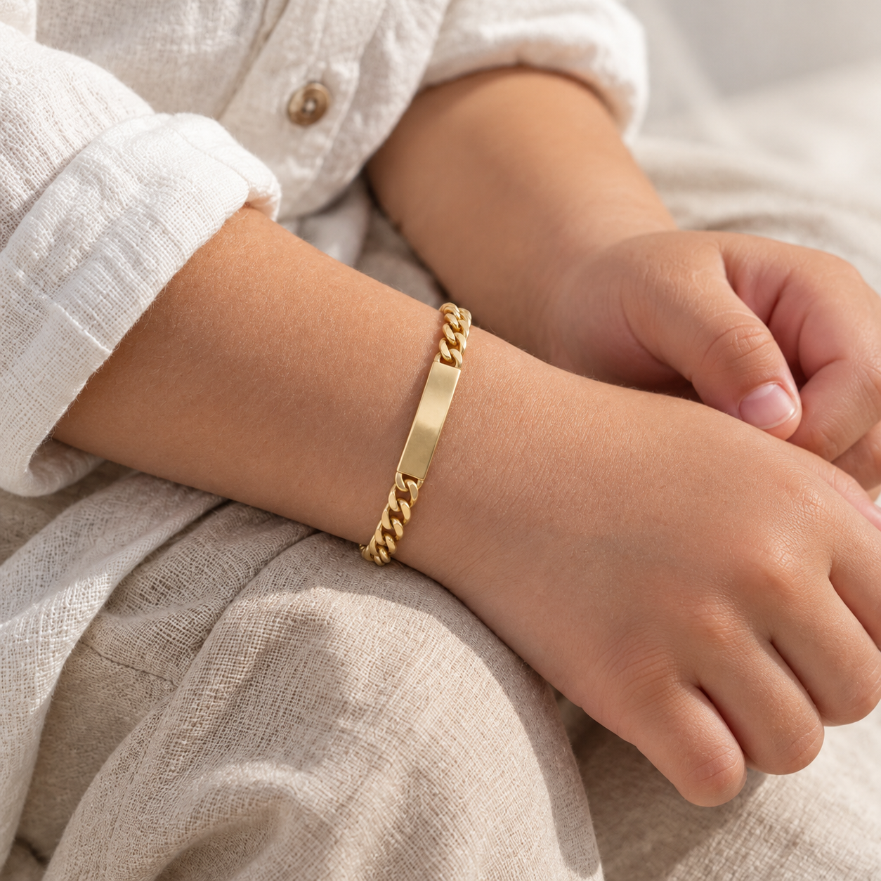 Esclava niño oro 14k