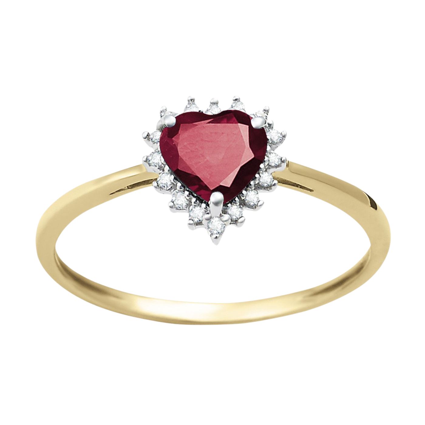 Anillo corazón rubí | Bo&Co