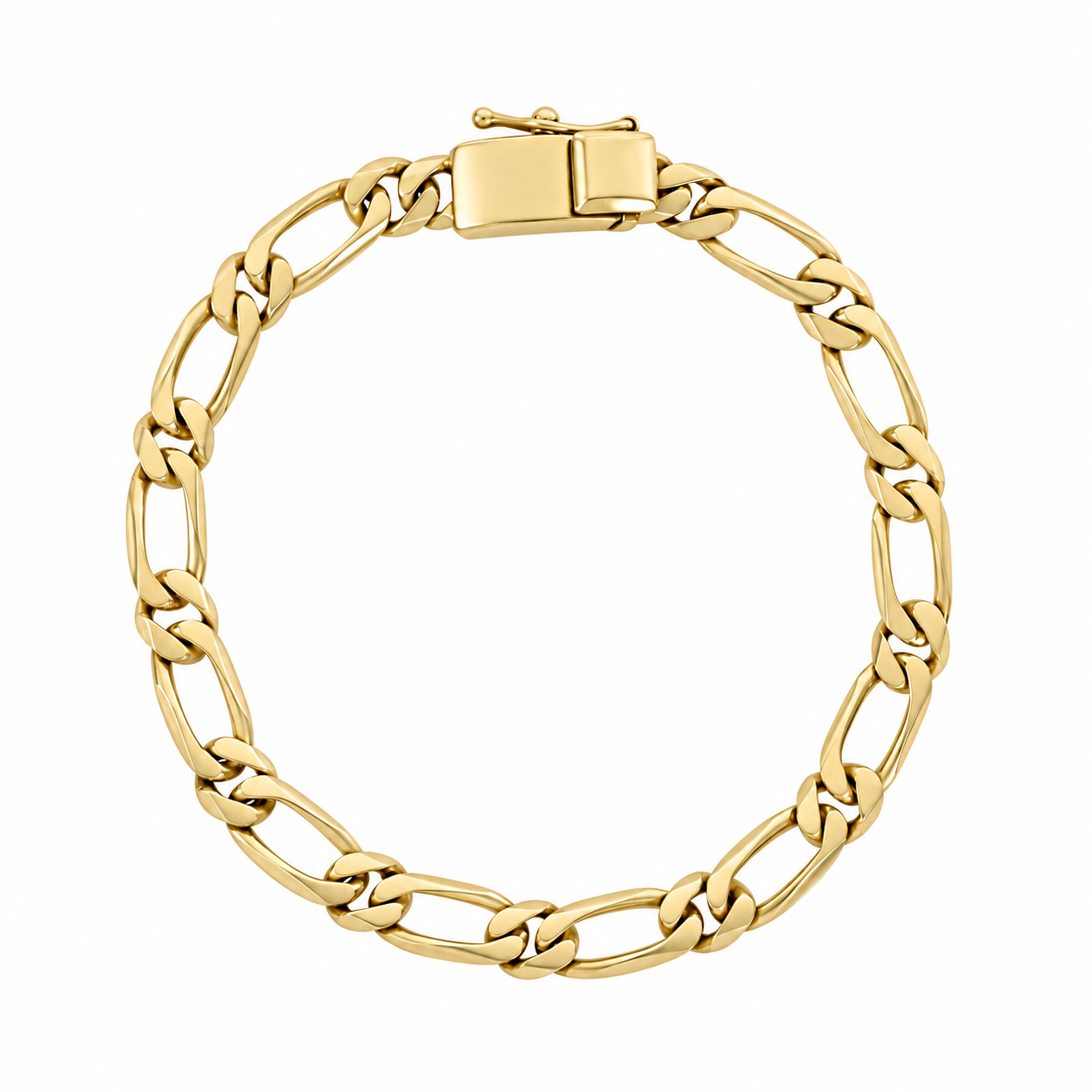 Pulsera caballero Figaro Oro 14k | Bo&Co