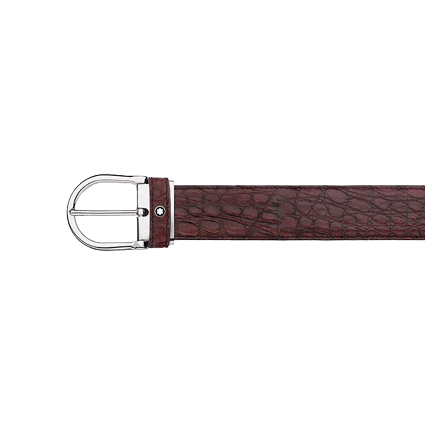 Cinturón Montblanc Piel color burdeos | Bo&Co