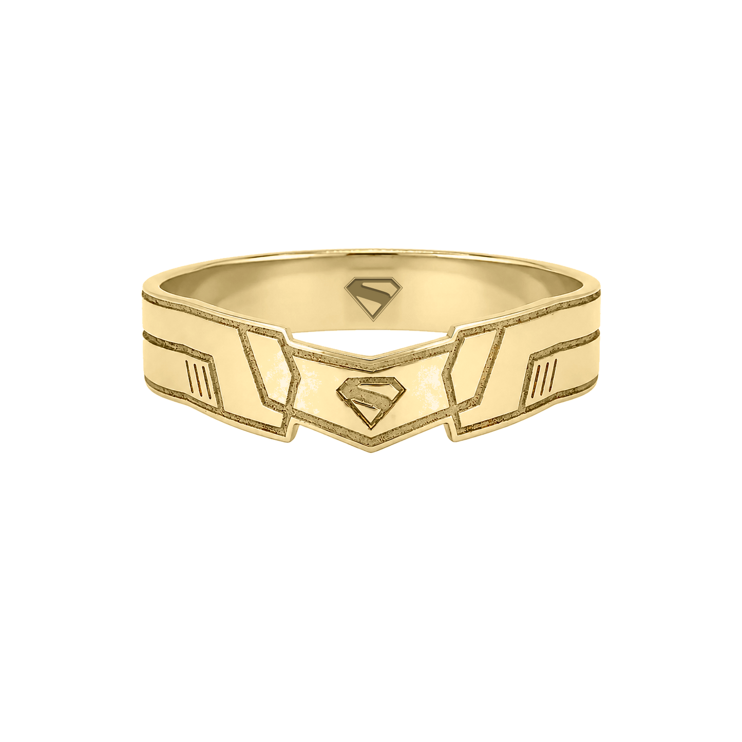 Argolla Destiny Supergirl en oro amarillo 14K.