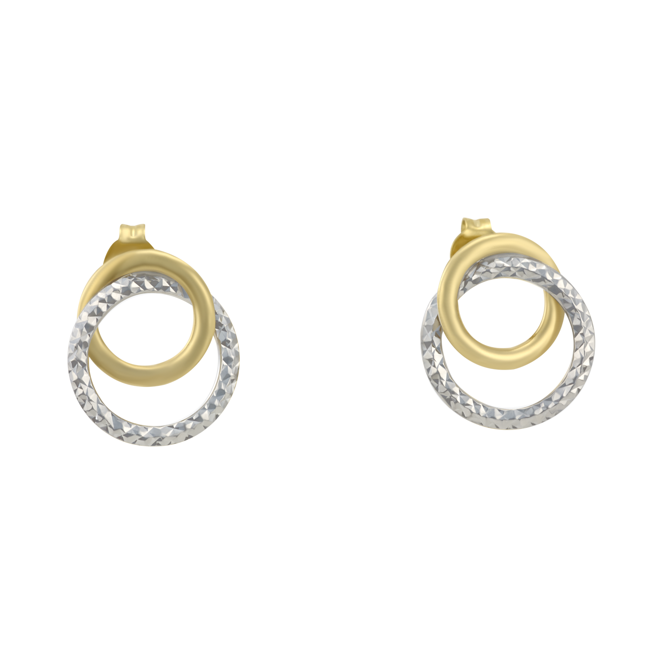 Aretes doble aro Dos oros | Bo&Co