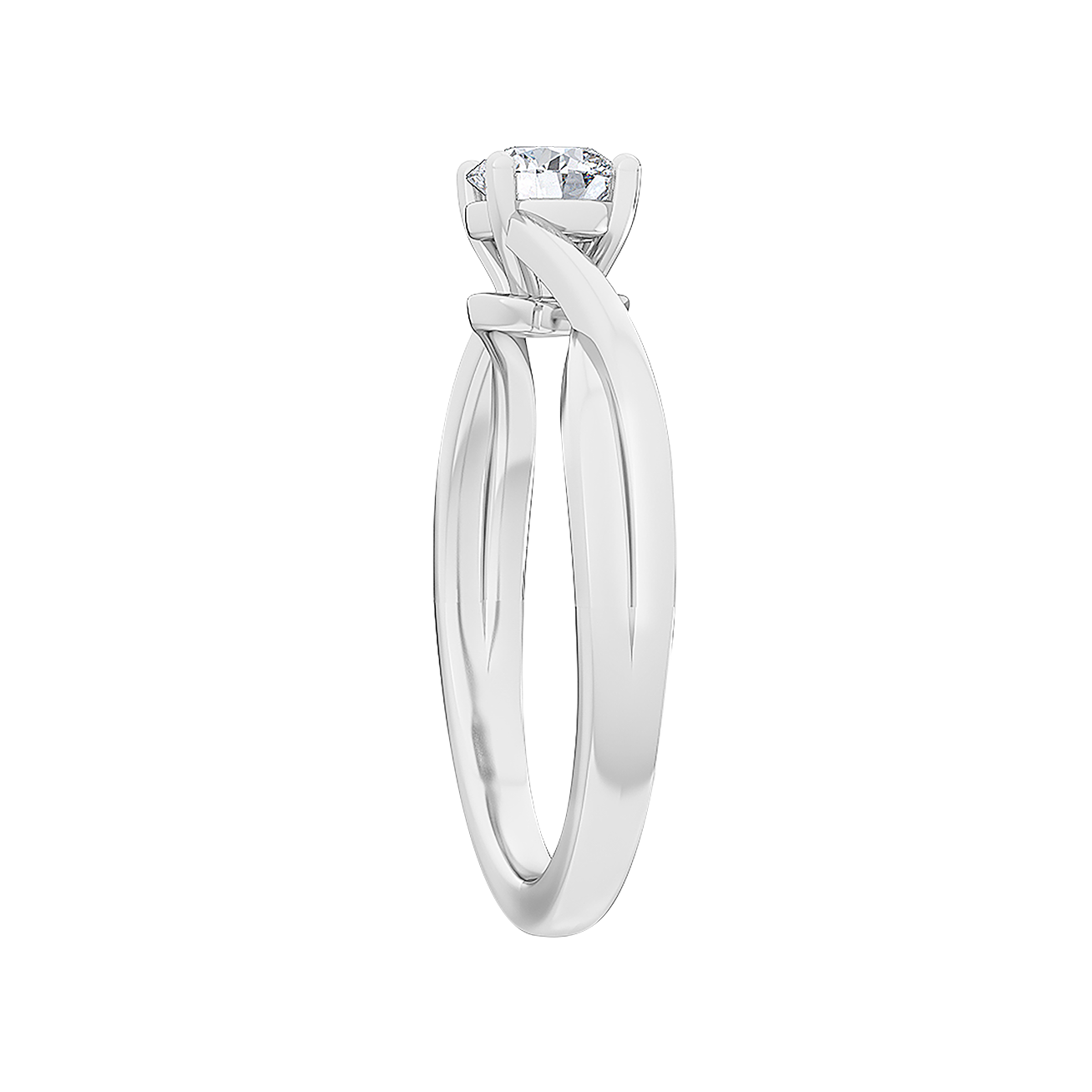 Anillo de Compromiso Above Love medio quilate Oro Blanco