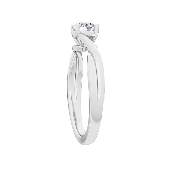 Anillo de Compromiso Above Love medio quilate Oro Blanco