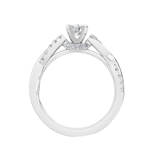 Cargar imagen en el visor de la galería, Anillo de Compromiso Above Love 58 ptos. diamante | Bo&amp;amp;Co
