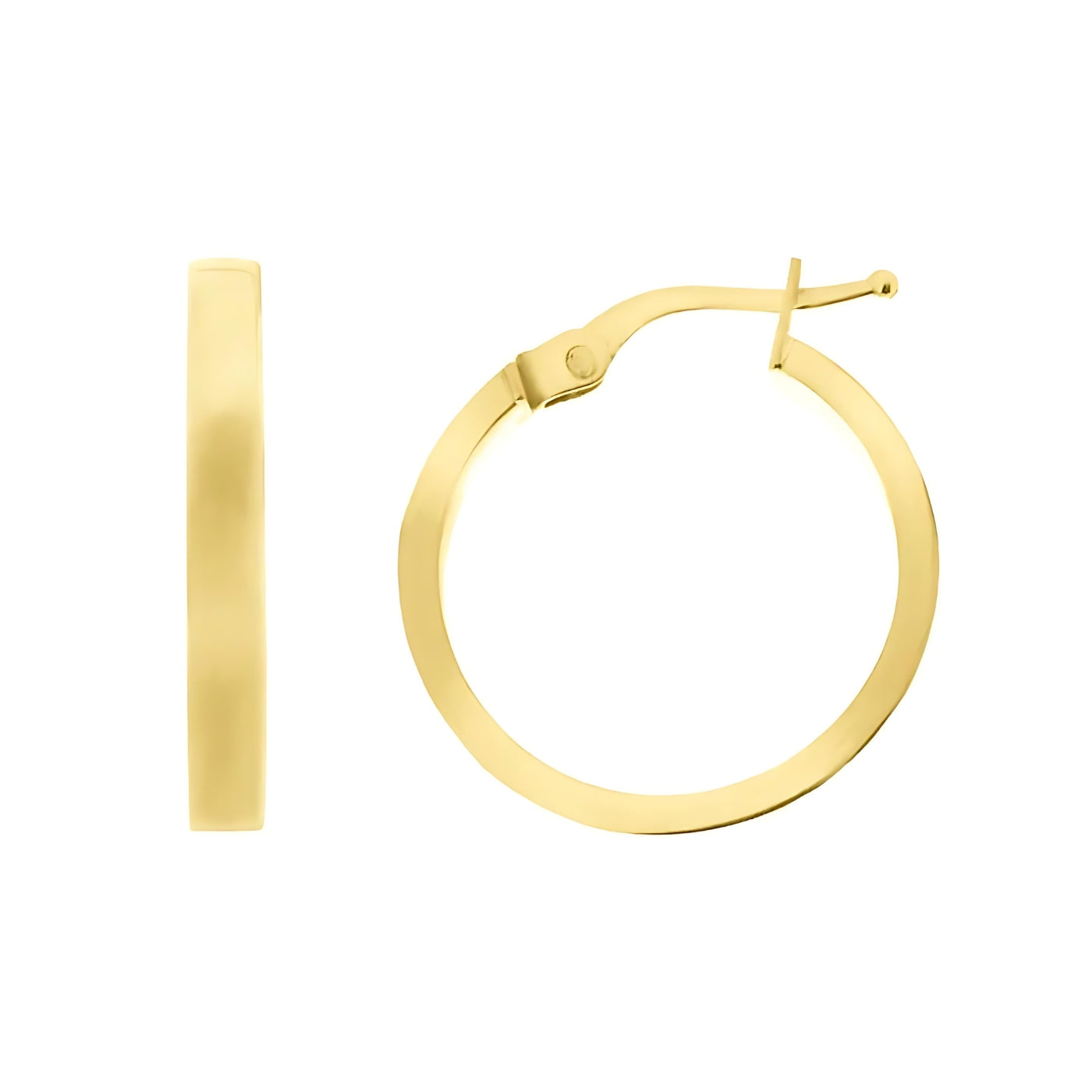 Arracadas ovaladas 14k  | Bo&Co