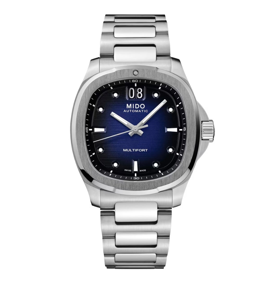 Reloj MIDO Multifort TV Big Date azul automático