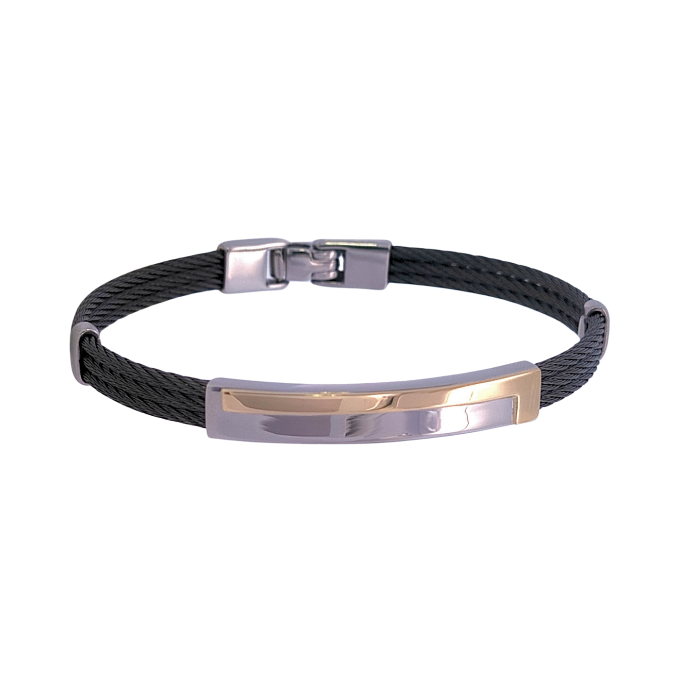 Esclava de acero negro 2mm | Bo&Co