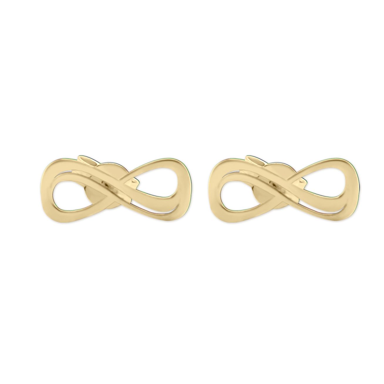 Aretes infinito oro 14K | Bo&Co