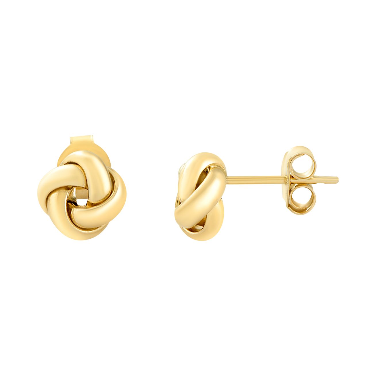 Aretes Nudo Oro 14k | Bo&Co