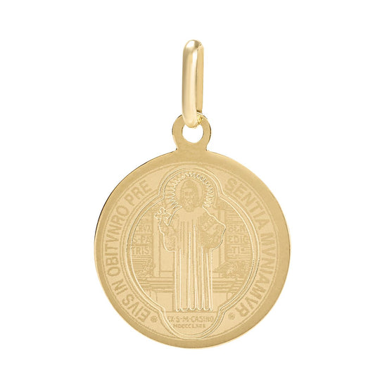 Medalla San Benito oro amarillo | Bo&Co