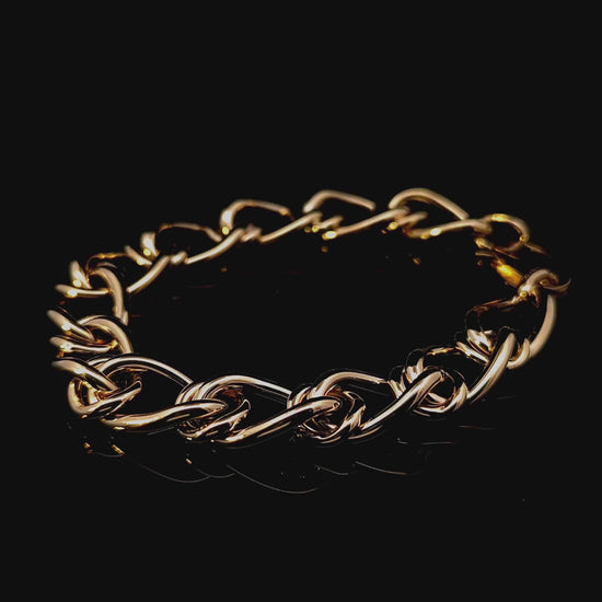 Cargar y reproducir el video en el visor de la galería, Pulsera Tejido 19 cm | Bo&amp;amp;Co
