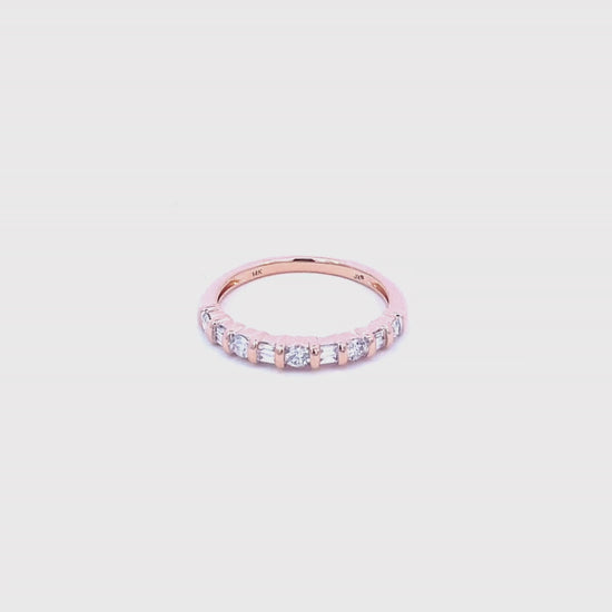 Cargar y reproducir el video en el visor de la galería, Churumbela oro rosa con 31 puntos de diamante | Bo&amp;amp;Co
