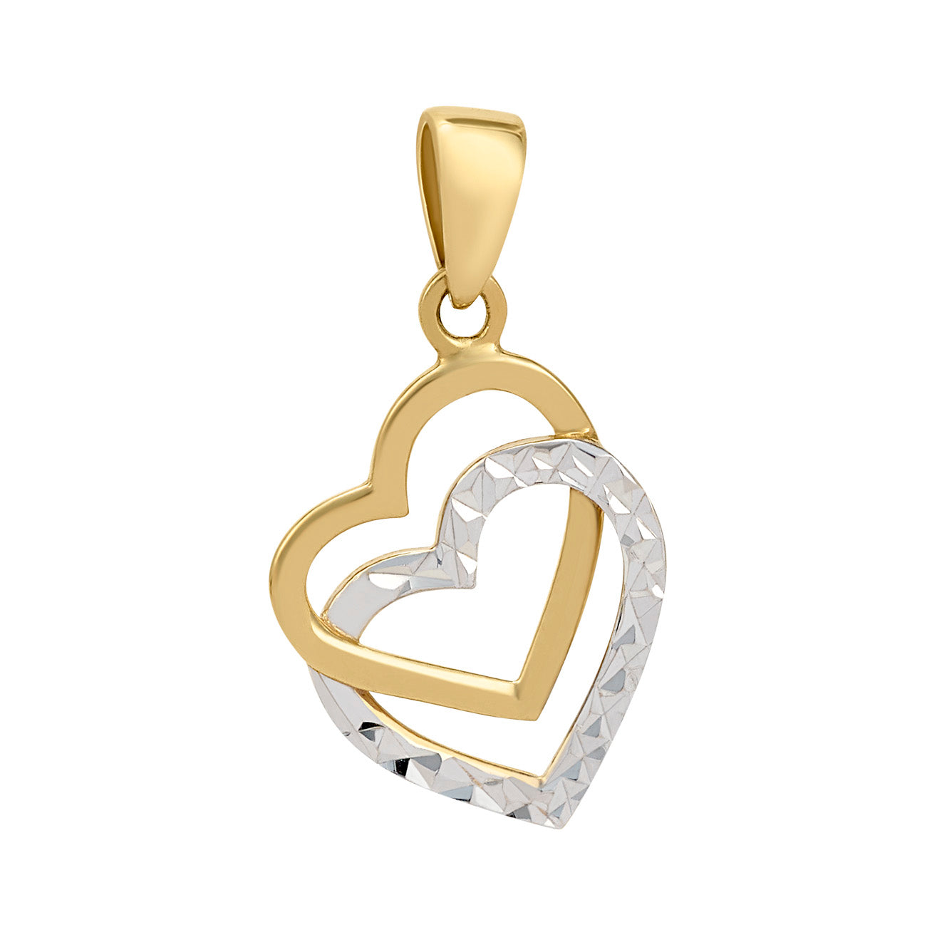 Dije Dos corazones 14k | Bo&Co