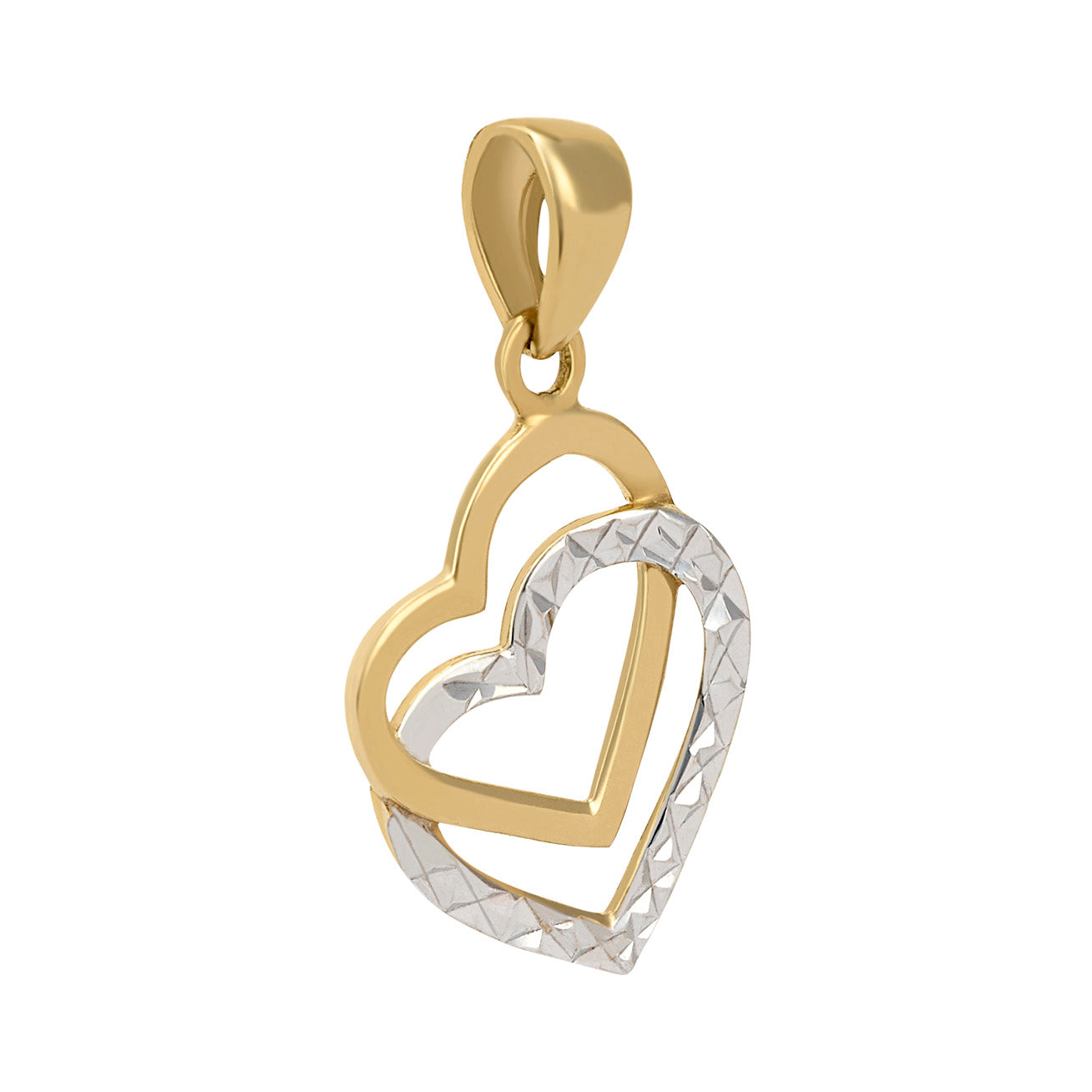 Dije Dos corazones 14k | Bo&Co