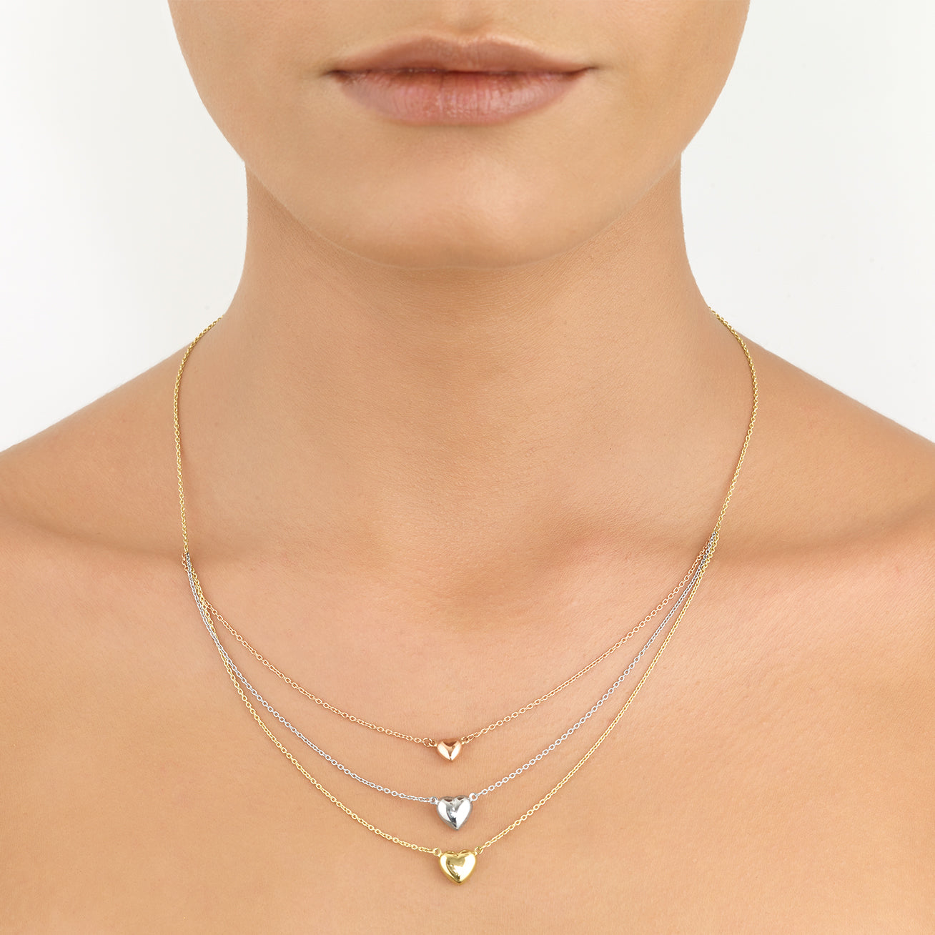 Gargantilla Corazones a capas | Bo&Co
