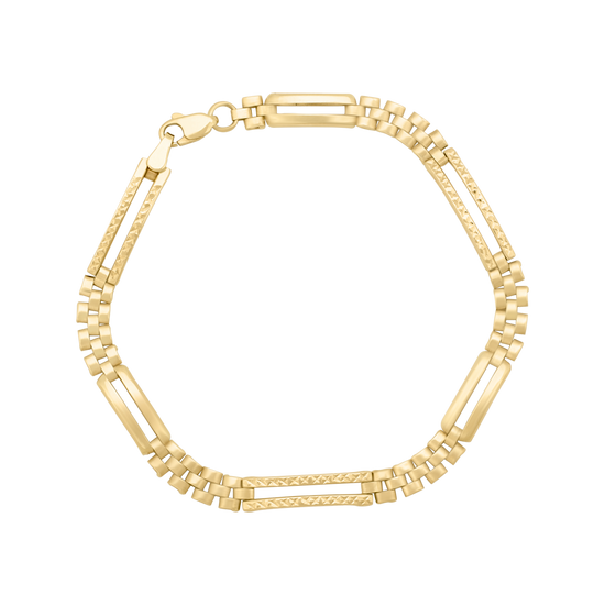 Pulsera Eslabones oro amarillo 14k | Bo&Co