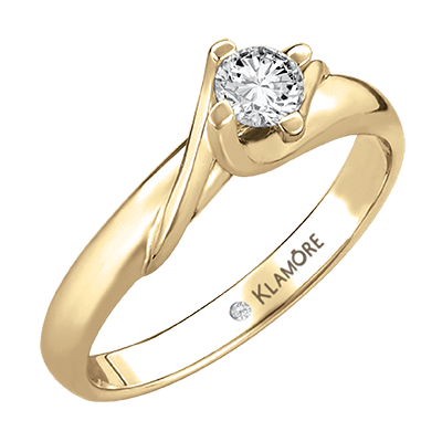 Anillo Solitario Enya 50 puntos de diamante1