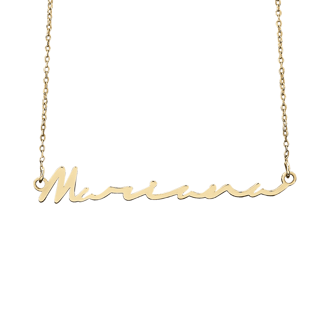 Cadena con nombre de oro Mariana | Bo&Co 