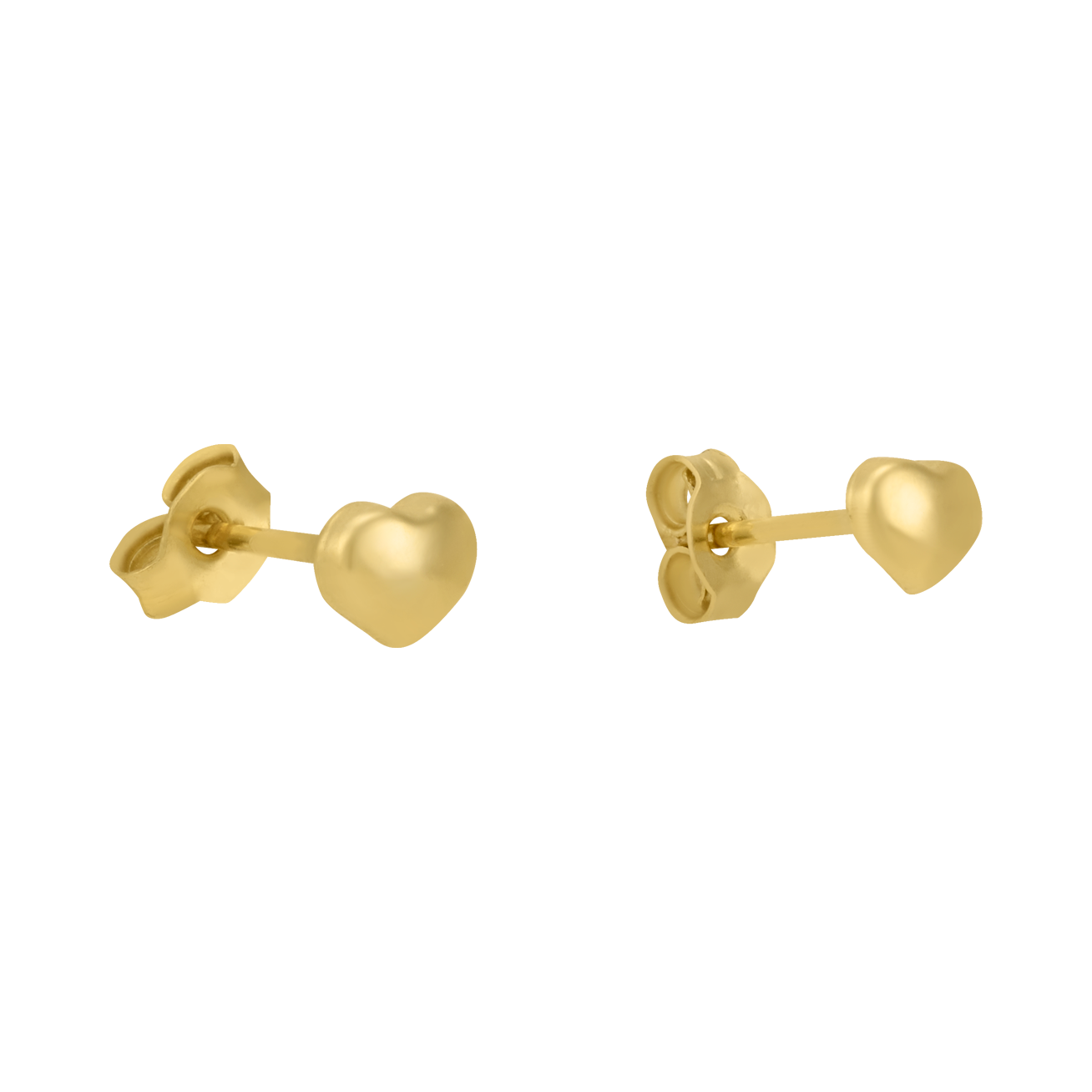 Aretes corazón oro 14k | Bo&Co