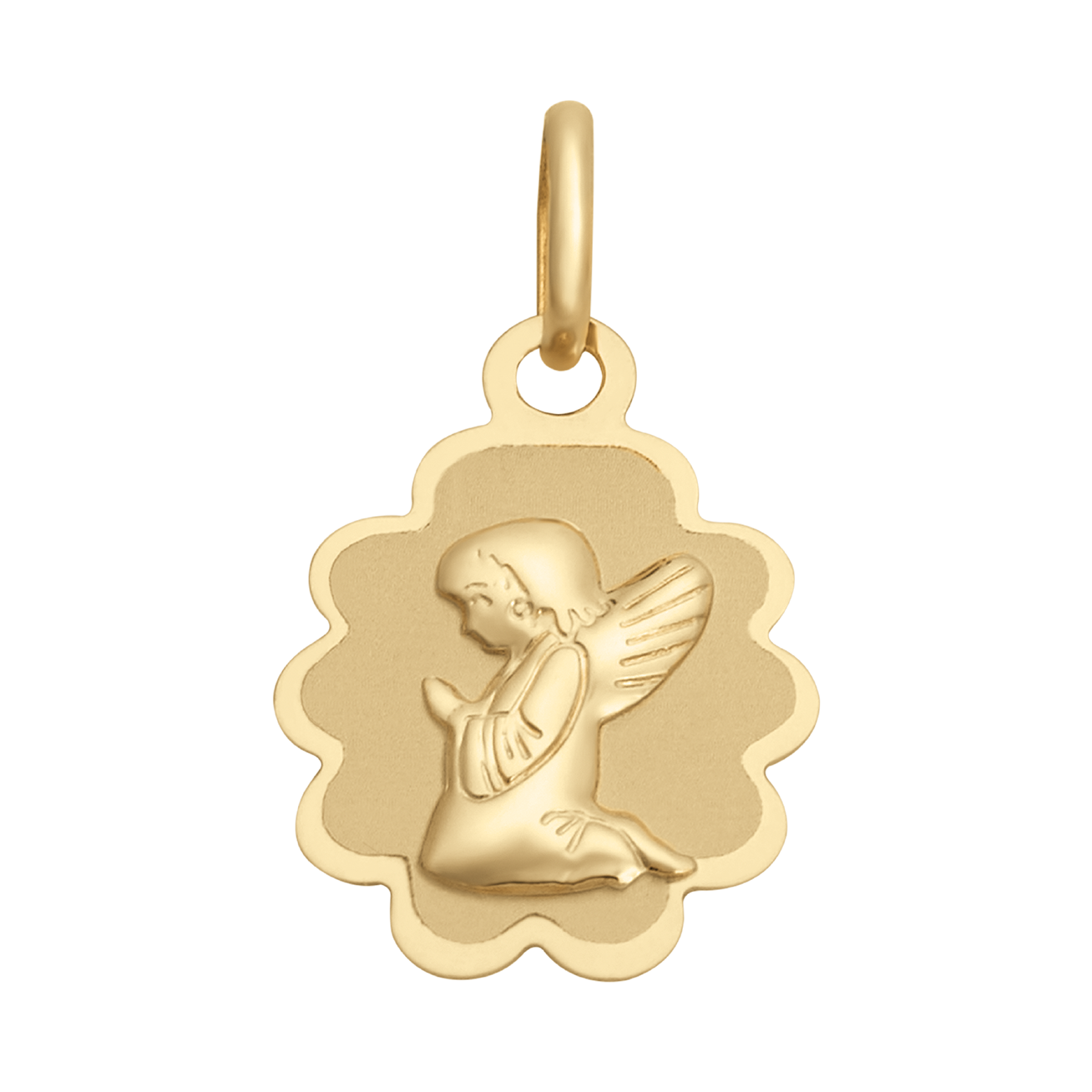 Medalla ángel oro 14k