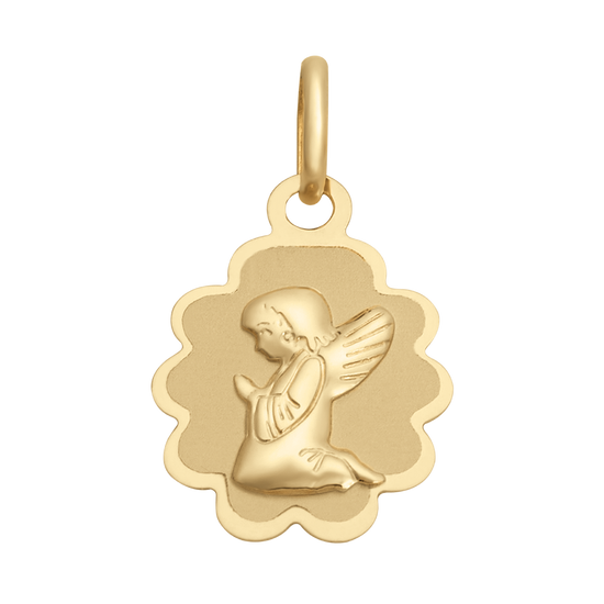 Medalla ángel oro 14k