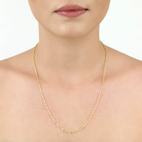 Cadena Singapur 50 cm 14k | Bo&Co