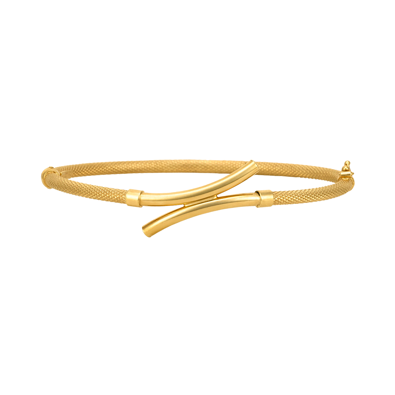 Brazalete cruzado oro amarillo | Bo&Co