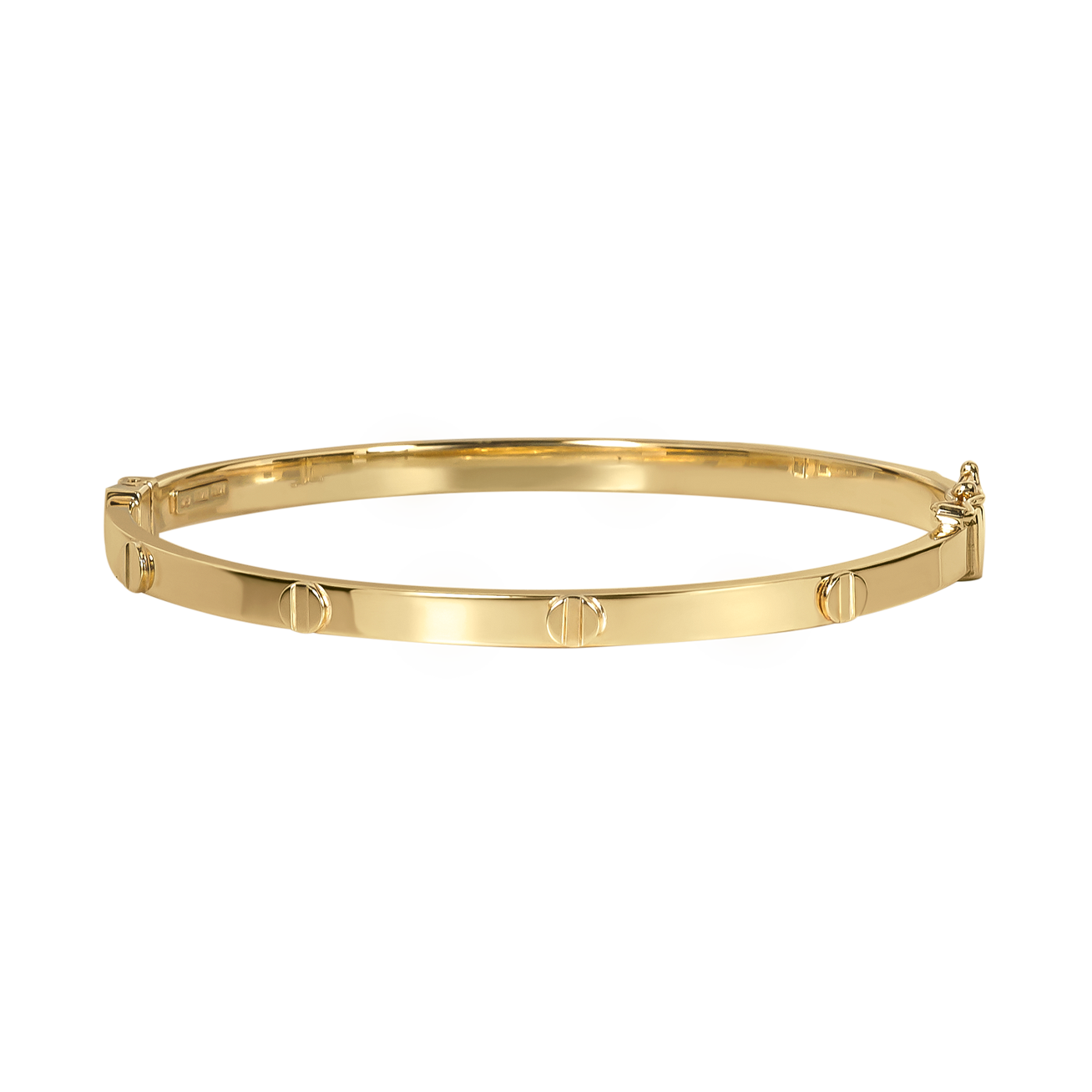 Brazalete tornillos oro