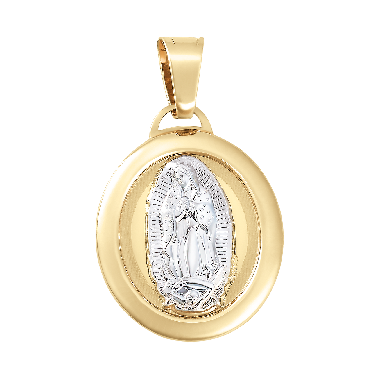 Medalla ovalada Virgen de Guadalupe