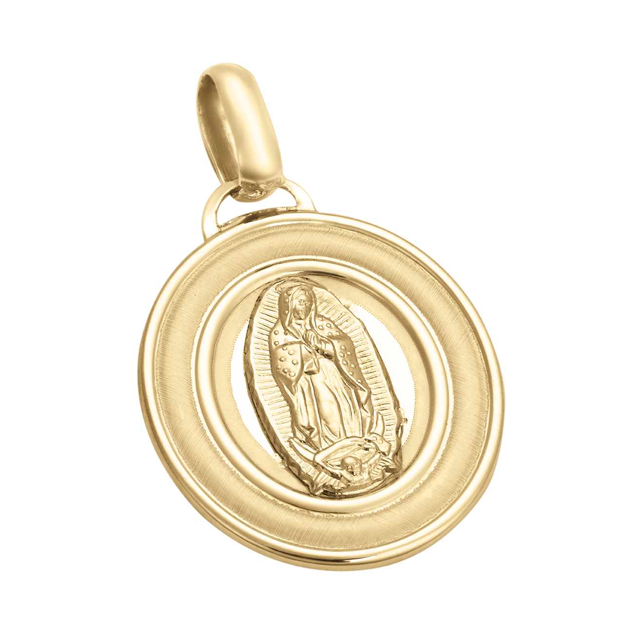 Medalla Virgen de Guadalupe oval
