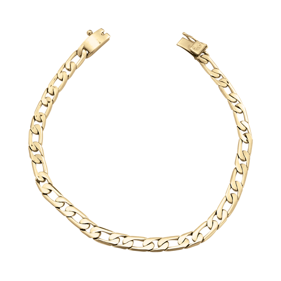 Pulsera caballero oro amarillo 14k