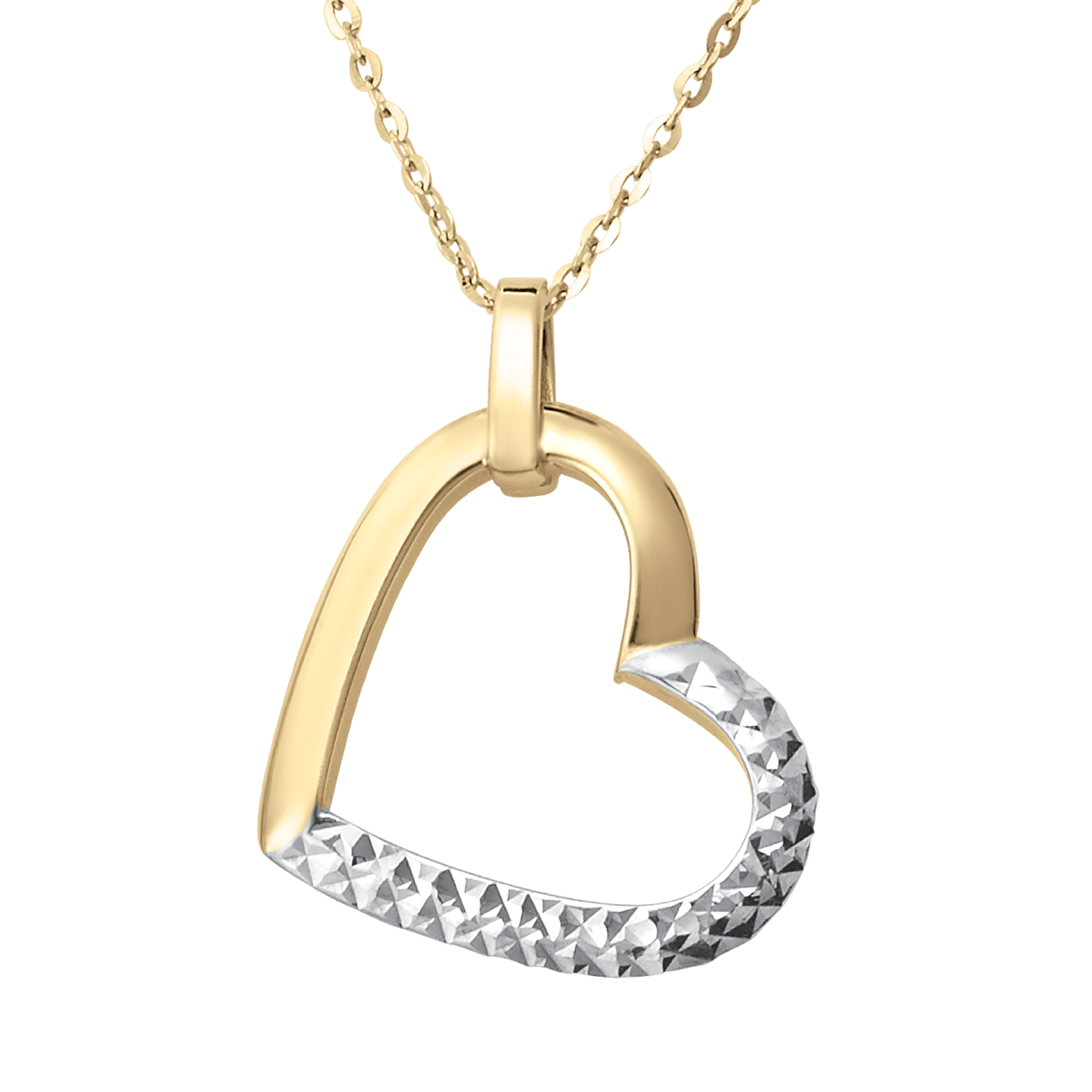 Dije corazón con cadena | Bo&Co