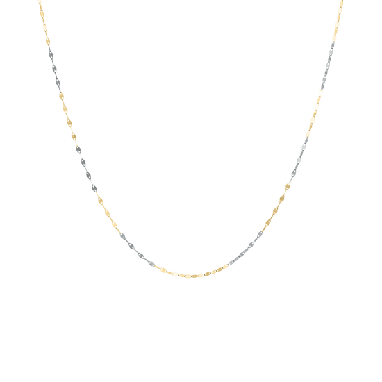 Cadena espejo Oro Bicolor 45 cm | Bo&Co